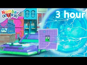 3 Hour of the Creepiest Counting! 👻 Learn to count | Full Episodes - Level 5 | ‪@Numberblocks‬