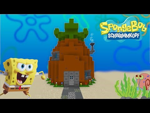 Minecraft Spongebob Schwammkopf | Bauanleitung für die Ananas