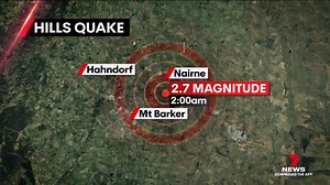 Adelaide Hills earthquake recorded