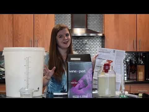Home Brewing Pinot Noir from Winexpert Wine Kit Part 1