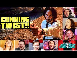 WAIT… HE DIDN’T FIRE?! | Reactors Reactions to the FINAL DUEL John Wick Chapter 4 Mixed Reactions