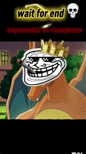 Ash Charizard VS Dragonite ll Charizard Troll Face Edits ll #shorts​ #pokemon​ #shortsfeed​