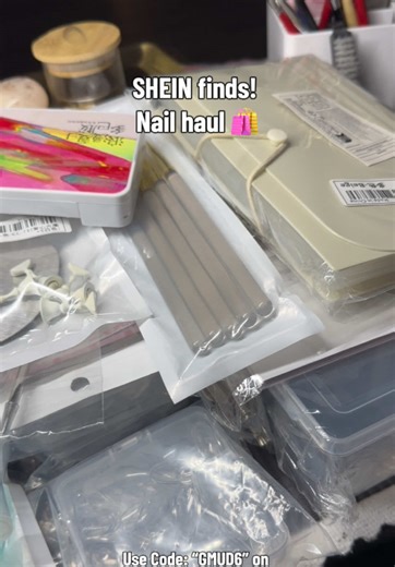 SHEIN Nail Haul! 🛍️ sooo many good nail finds! If you’re trying to find these items use code “ GMUD6” for my SHEIN picks list. It’s also in my bio 🫶🏼 #nailhaul #haulshein #nailsupplies #nailtok #diynails
