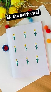 364K views · 4.2K reactions | Simple diy maths worksheet ideas for...