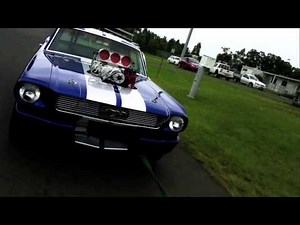 mat's 1966 mustang drag car