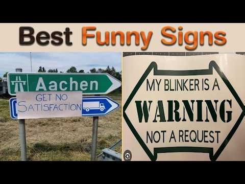 Best Funny Signs That Make Zero Sense – But Are Absolutely Hilarious! 😂 || Sign Hub
