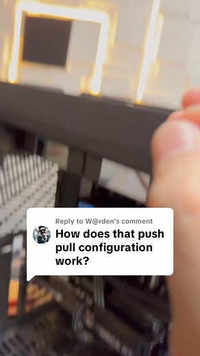 4.7K views · 212 reactions | A push pull config on an Aio Watercooler works like this. Hope this helps! Get better temps on your pc with some extra fans. #pctips #pcgamer #gamingsetup #pcbuild #gamingpc #amd #ryzen #gamdias | CircuitBoredd | Facebook