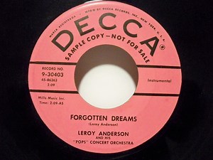 Leroy Anderson And His "Pops" Concert Orchestra - Forgotten Dreams / The Bluebells Of Scotland