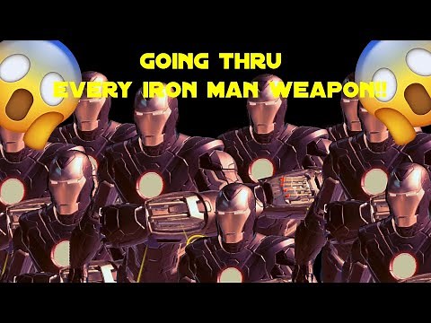 All IRON MAN WEAPONS AND ABILITIES!! VR