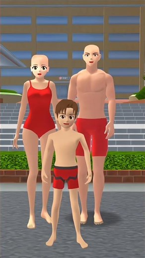 Transformasi manjadi polisi👮👮#sakuraschoolsimulator #shorts #youtubevideo