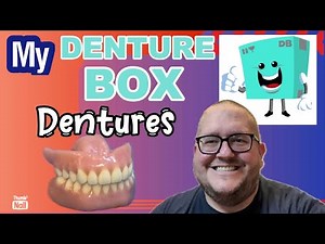 My Denture Box dentures are here!! 3D printed dentures! Up and close of my denture