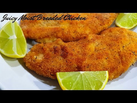 How To Make Delicious Crispy Breaded Chicken || Breaded Chicken Recipe.