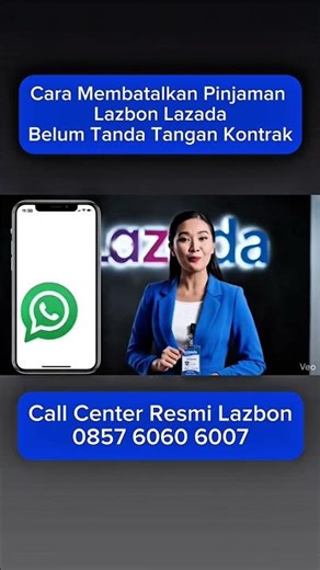 Cara membatalkan pinjaman Lazbon Lazada