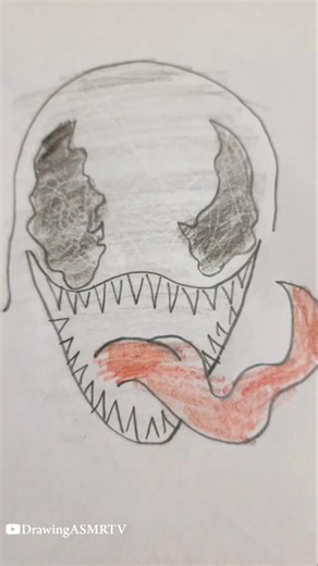 How to Draw venom Step by Step | Easy Drawing