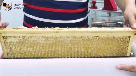 Roller Uncapper 304 Stainless Steel 4 Frames/minute Honeycomb Frame Uncapping Machine