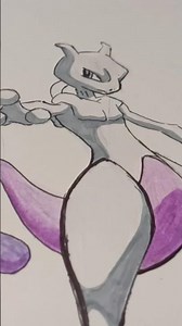Mewtwo drawing #mewtwo #pokemon #art #drawing #stepbystep #tutorial