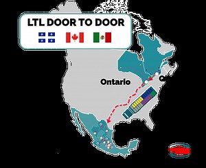 LTL freight shipments from Quebec and Ontario to Mexico - Mexicom Logistics