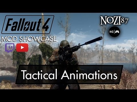 Fallout 4 Mod Showcase: Tactical Animations by L0rdOfWar uploaded by Amoveve