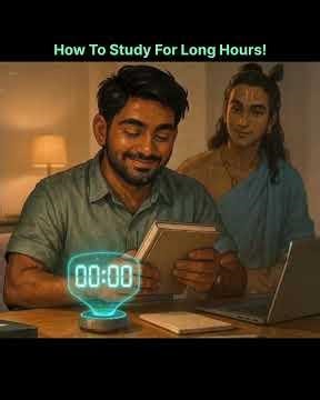 How to Study For Long Hours without getting distracted!#krishnawisdom#studywithkrishna#krishna#study