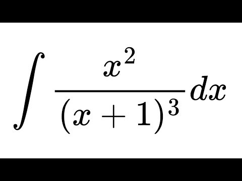 Integral of (x^2)/(x + 1)^3