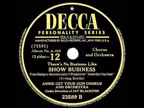 1946 Annie Get Your Gun (Original Cast) - There’s No Business Like Show Business