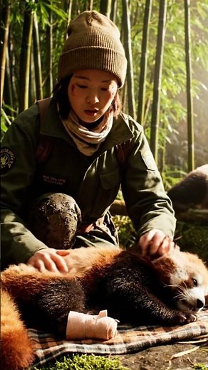 Saving a Baby Red Panda in the Forest #wildlife #animals #rescue