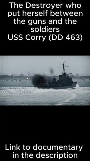 USS Corry (DD-463) : The Shield of Utah Beach #dday #ww2 #militaryhistory