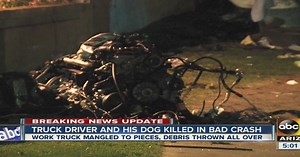 Man, 47, and dog killed in Ahwatukee crash