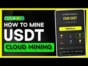 How to Mine USDT on Android & iPhone (2026) | Free Cloud Mining App Tutorial