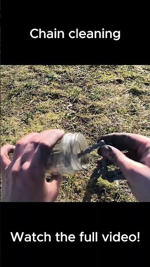 How To Clean A Bicycle Chain Properly 🚲 #SHORT #ASMR