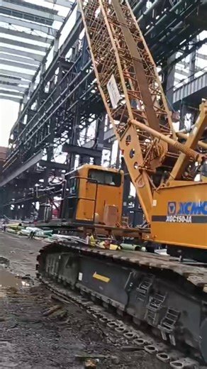 Xcmg crawler crane side #Loading #XCMG #working #crane #side | Nandkishor Singh