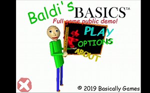 Baldi's BASICS Full game public demo！