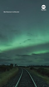 47K views · 568 reactions | Stunning timelapse footage shows the evening sky over Tasmania lit up with an array of colors of an aurora during the strongest geomagnetic storm in nearly 20 years, according to NOAA's Space Weather Prediction Center. https://abcnews.visitlink.me/QgHClE | ABC News | Facebook