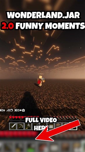 We Tried Wonderland.jar's NEWEST UPDATE ! - END OF THE WORLD DIMENSION! #minecraft #horrorgaming