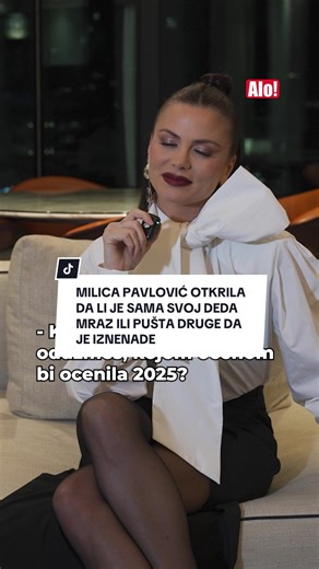 MILICA PAVLOVIĆ OTKRILA DA LI JE SAMA SVOJ DEDA MRAZ ILI PUŠTA DRUGE DA JE IZNENADE #alo #alonovine #milicapavlovic #viraltiktok