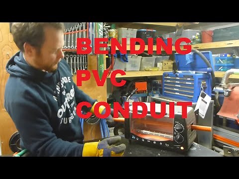 How To Bend PVC Conduit and Pipe ~ Don't Try Making This Conduit Hot Box At Home