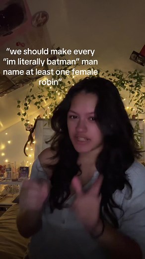 “there’s a female robin?” Yes, yes there is… #stephaniebrown #carriekelley #dc #dccomics #batman