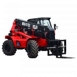 [Hot Item] 3 Ton Load Capacity 7m Telescopic Boom 4WD Telehandler for Construction Logistics