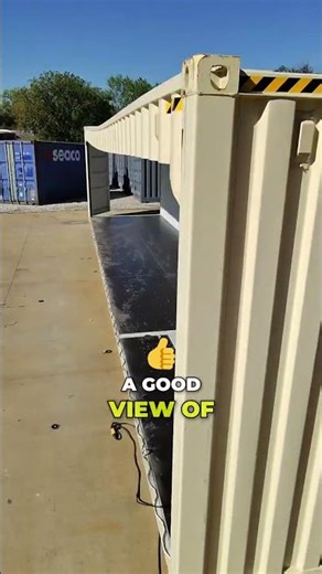 Check Out this 40' Container with no Wall! #simpleshippingcontainers