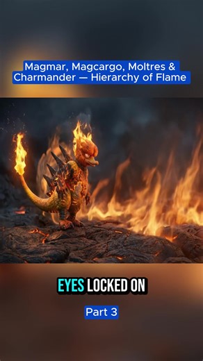 Exploring Magmar, Magcargo, Moltres and Charmander