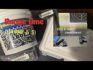 Glock 19 Advantage Arms 22lr Conversion Kit Range time (cheaper and good practice)