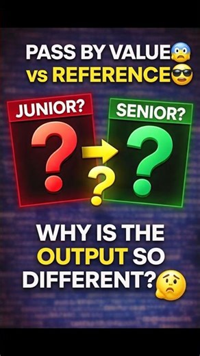 Pass by value😟 vs Pass by reference 😀