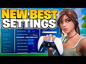 NEW BEST Controller Settings & Sensitivity in Chapter 6! (Fortnite Tutorial)