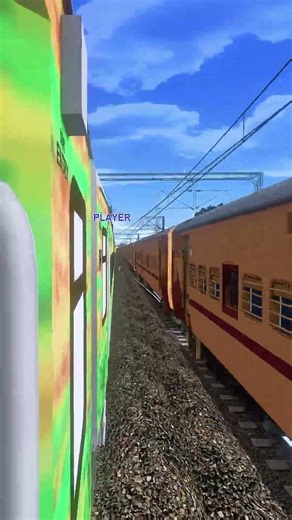 22210 Duronto Express crossing with 19417 Borivali Ahmedabad Express in MSTS/OR #shorts