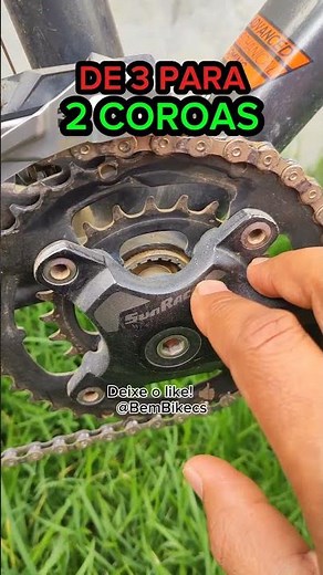 I changed the bike's gears from 27 to 18 speeds.