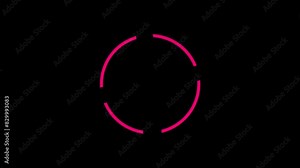Neon white numbers for countdown. Bright Light Countdown, Energy Neon white Number Animation, New Year Countdown