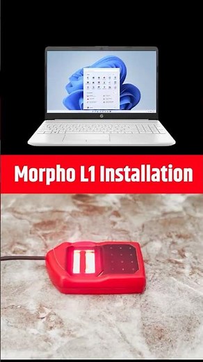 #MorphoL1 Device Installation 2026 | #Idemia 1300E3 Windows 10, 11 | Computer Laptop me Finger Setti