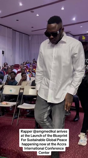 Rapper AMG Medikal Joins Peace Blueprint Launch in Accra