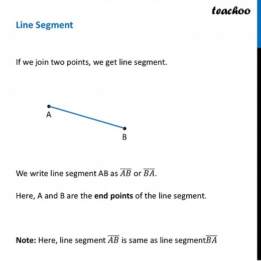 Understanding Line Segments – Definition, Symbol & Examples - Teachoo