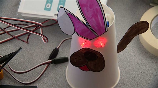 Portland students create robot petting zoo through STEAM project